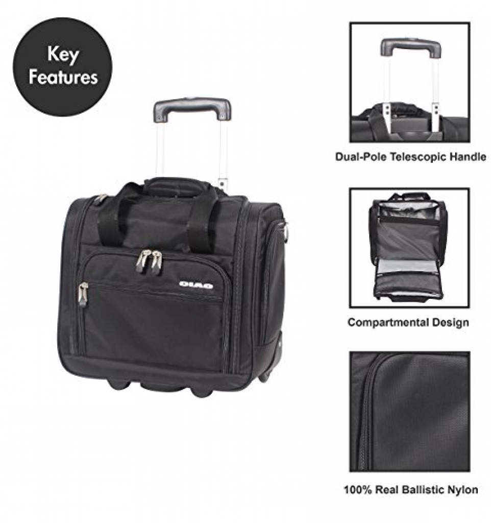 Ciao Luggage Carry On Suitcase Under the Seat Bag Review 2020 Luggage