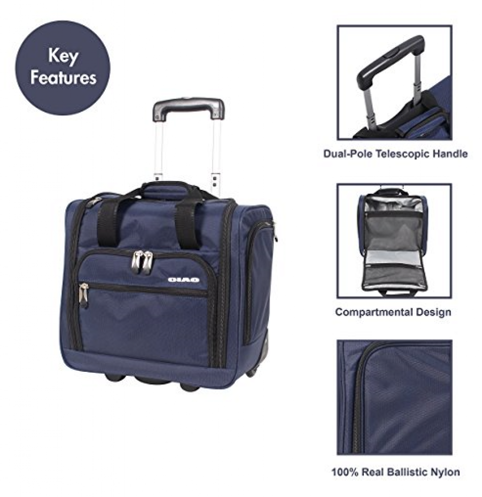 Ciao Luggage Carry On Suitcase Under the Seat Bag Review 2020 Luggage