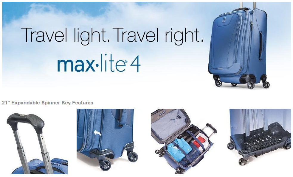 travelpro maxlite 4 expandable