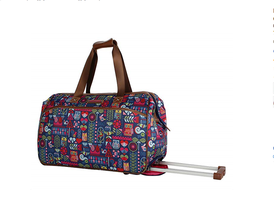 womens rolling duffle