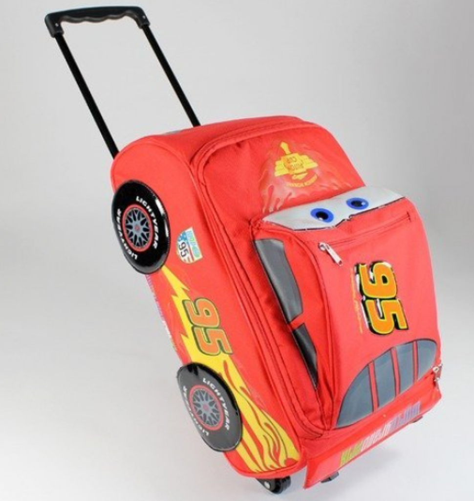 disney mcqueen luggage