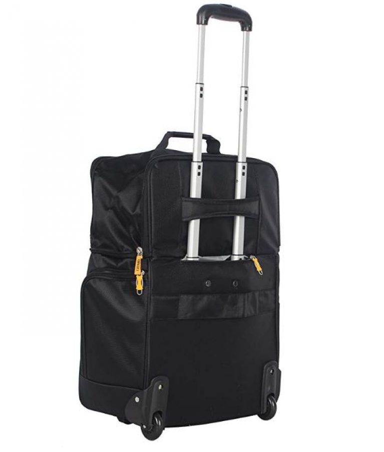 Lucas Luggage 15" Carry On Expandable Wheeled Under Seat Bag with USB