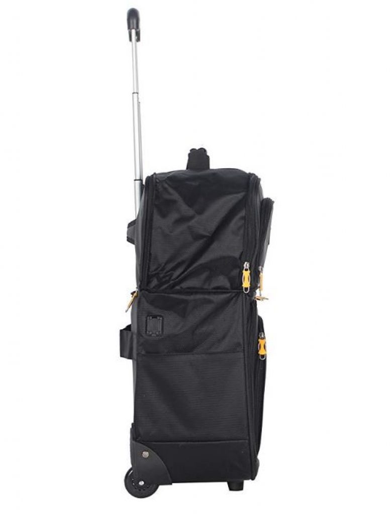 Lucas Luggage 15" Carry On Expandable Wheeled Under Seat Bag with USB