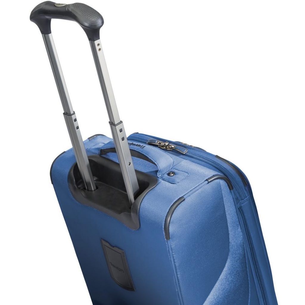travelpro maxlite 4 collection blue suitcase telescoping handle