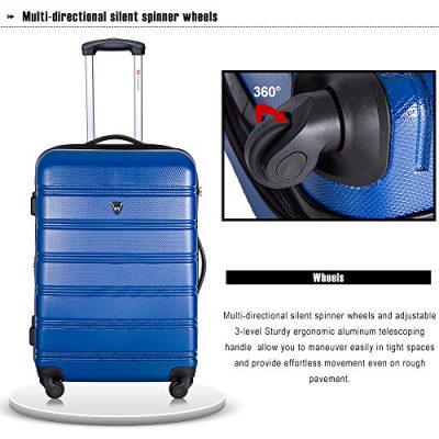 Merax Travelhouse Luggage Review spinner wheels