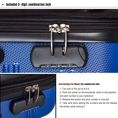 Merax Travelhouse Luggage Review Lock