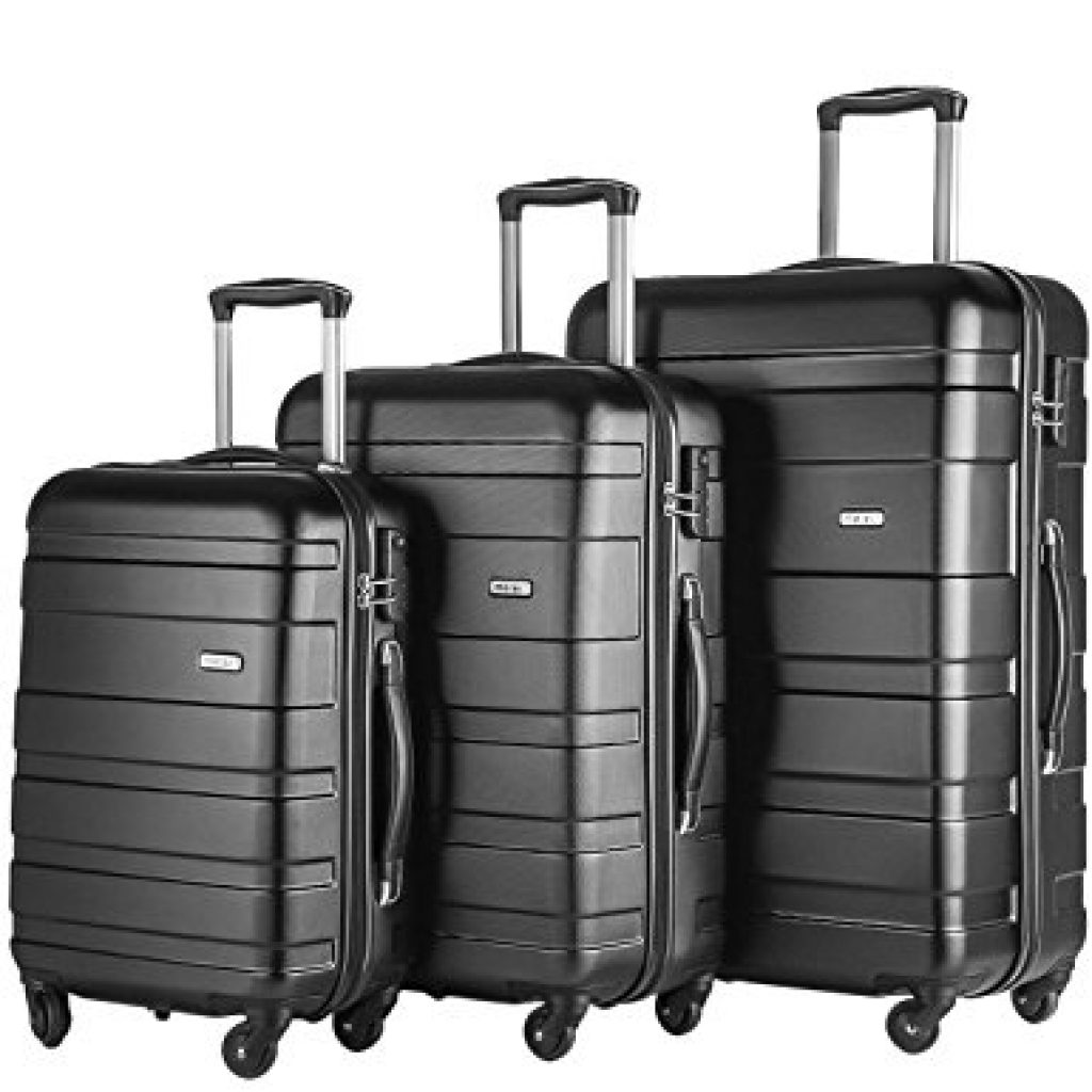 Merax Afuture 3 Piece Luggage Set Black Review