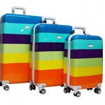 nicole miller rainbow luggage