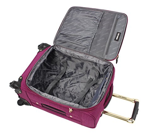 Steve Madden Luggage 3 Piece Softside Spinner Suitcase Set Collection ...