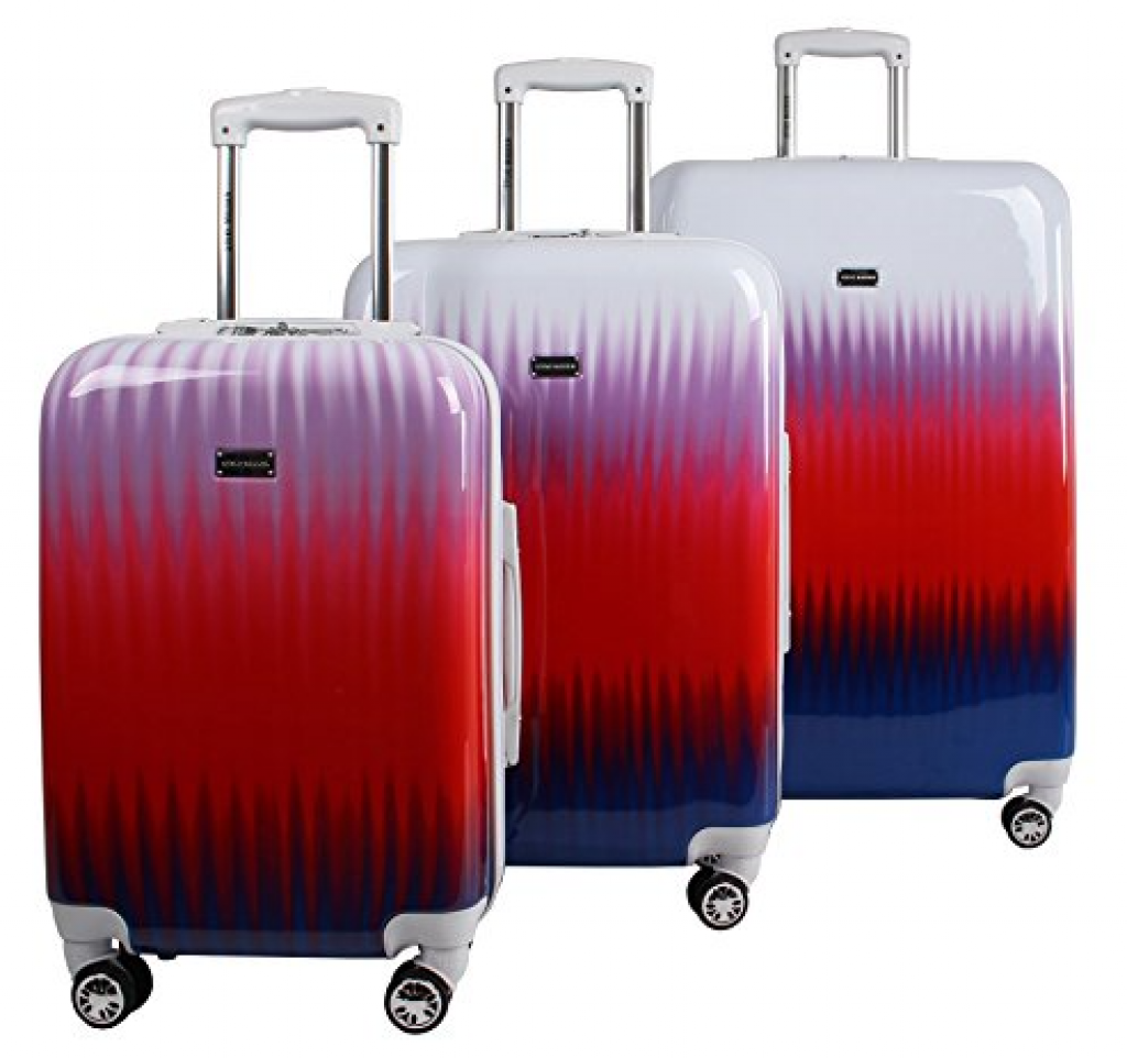 Steve Madden Luggage 3 Piece Hard Suitcase Set With Spinner Wheels ...