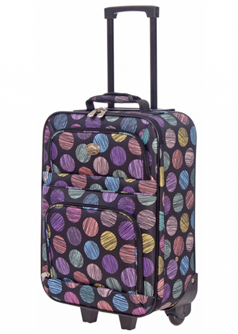 Jetstream Travel Carry On Suitcase On Wheels With Extendable Handle ...