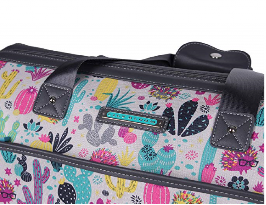 Lilly Bloom 14inch Designer Wheeled Duffel CarryOn Reviews 2020