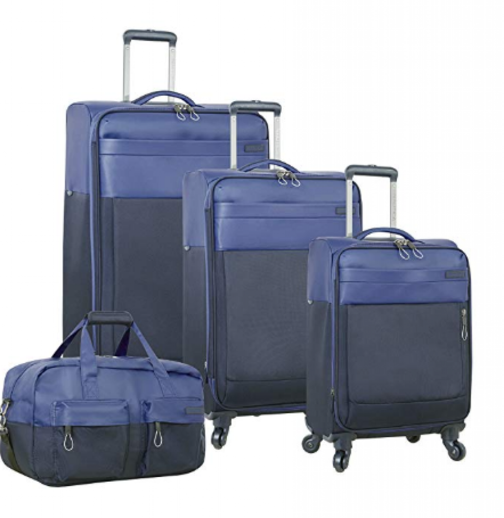 Nautica 4 Piece Spinner Luggage Set Review 2020 - Luggage Spots