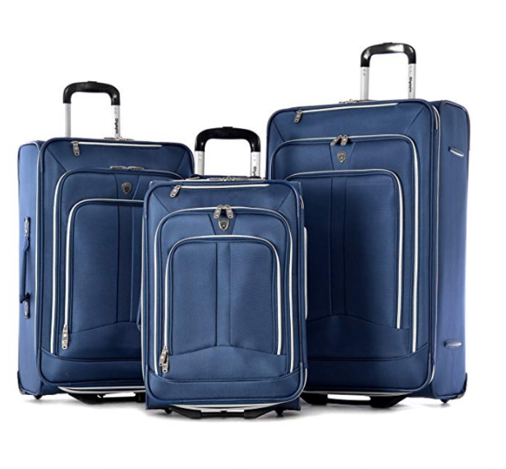 Olympia Luggage 3-Piece Luggage Set Review 2020 - Luggage Spots