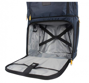 Lucas Luggage 15" Carry On Expandable Wheeled Under Seat Bag with USB Port