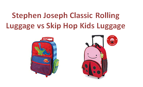 One Size Stephen Joseph Girls Little Classic Rolling Luggage Owl 