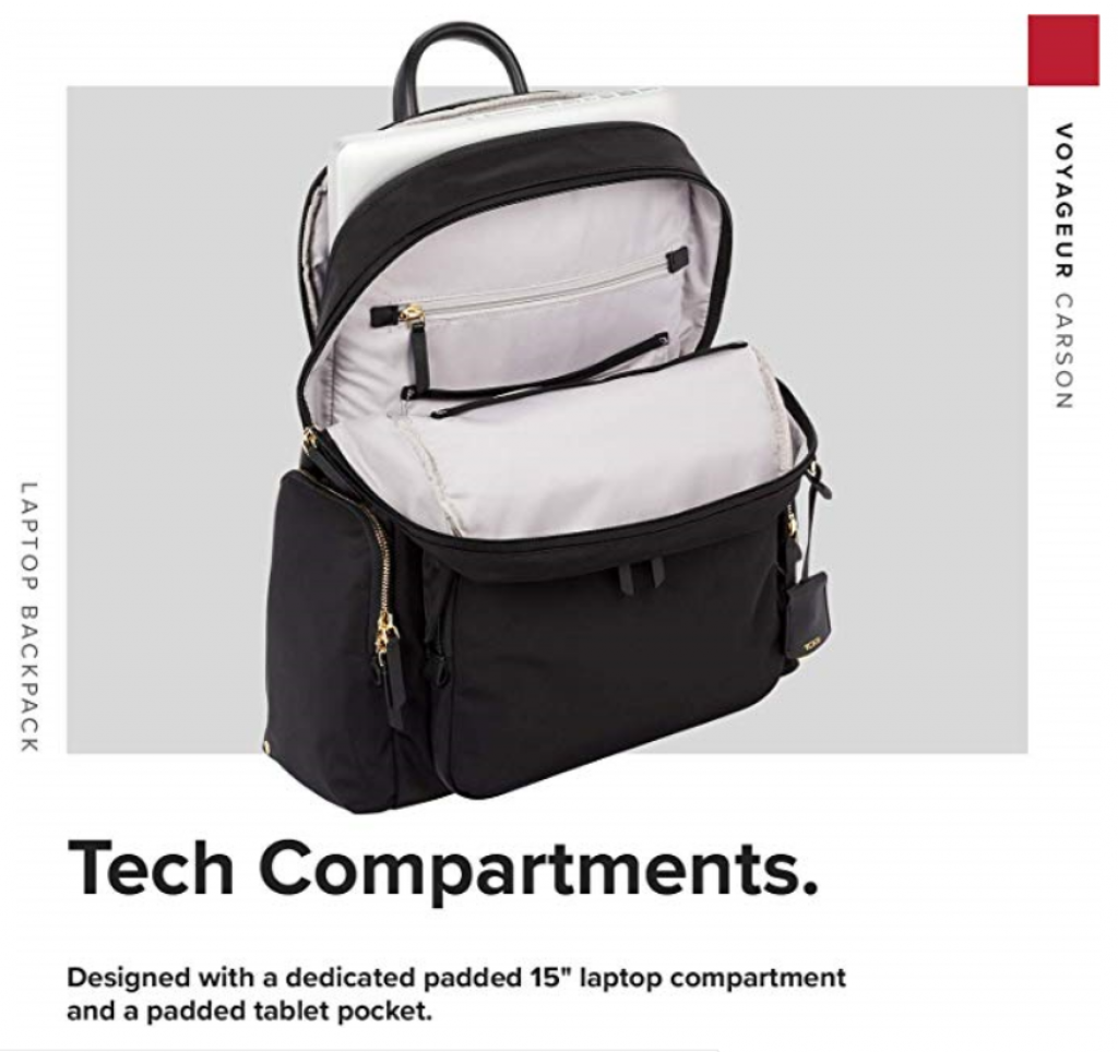 Tumi Voyageur Carson 15” Laptop Backpack for Women Reviews 2021