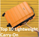 Top 10 Lightweight Carry-On Suitcases