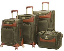 Caribbean Joe Luggage Castaway 4-Piece Spinner Suitcase Set Review