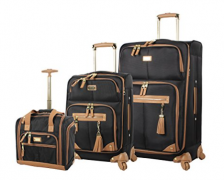 Steve Madden Luggage 3 Piece Softside Spinner Suitcase Set Collection Review