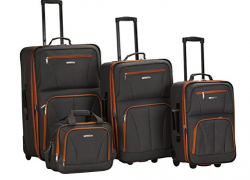Rockland Luggage Skate Wheels 4 Piece Luggage Set Review