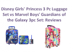 Disney Girls’ Princess 3 Pc Luggage Set vs Marvel Boys’ Guardians of the Galaxy 3pc Set: Reviews