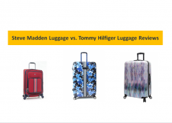 Two Popular Fashion Brands offer Stylish Travel Options: Steve Madden Luggage vs Tommy Hilfiger Luggage Reviews